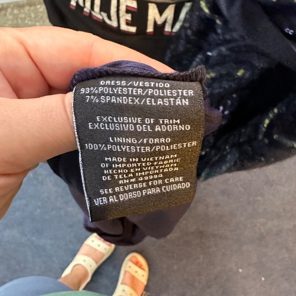 Blue Mother of Bride wedding party dress - Picture 6 of 7